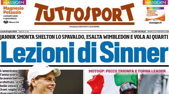 "Koop tira, Chiesa stoppa": la prima pagina di Tuttosport sulla nuova Juventus