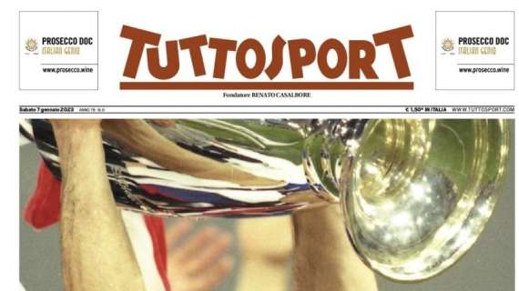 Tuttosport dedica l'intera apertura a Gianluca Vialli: "Grazie. Di tutto"