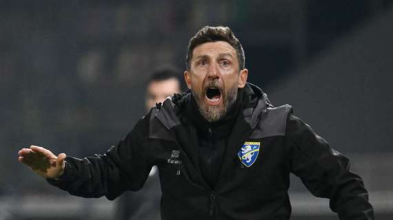 Frosinone, Di Francesco: "Inter venuta qua libera mentalmente perché era sotto i riflettori dopo Sassuolo"