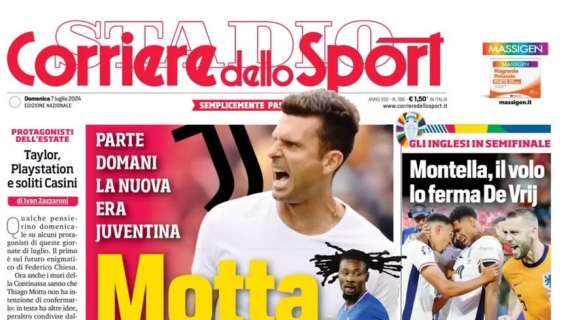 "Sprint Inter e Napoli per Hermoso": la prima pagina del Corriere dello Sport di oggi