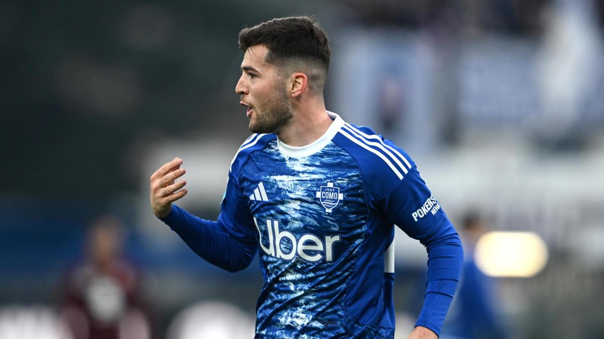 Como, guai per Fabregas: infortunio alla caviglia per Baturina, salterà l'Inter