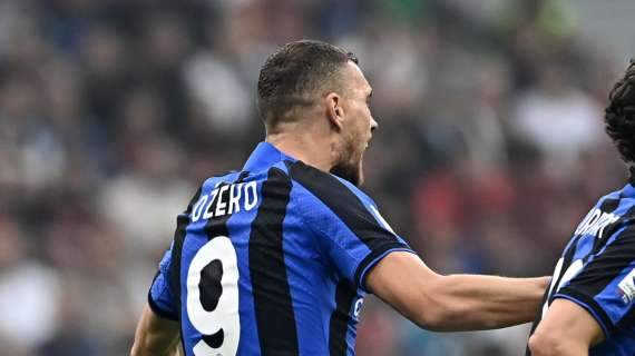 Milan-Inter, Dzeko in gol: il bosniaco diventa il nerazzurro più anziano a segnare in un derby