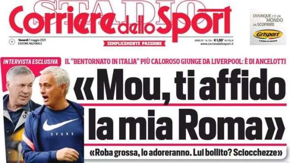 Il Corriere dello Sport in prima pagina: “Zhang ai dirigenti: tagliare i costi”