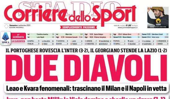 L'apertura del Corriere dello Sport: "Due diavoli"