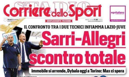 Il Corriere dello Sport in apertura: "Sollievo Lautaro, Inzaghi respira"