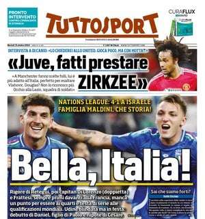 "Bella Italia!": le prime pagine di martedì 15 ottobre