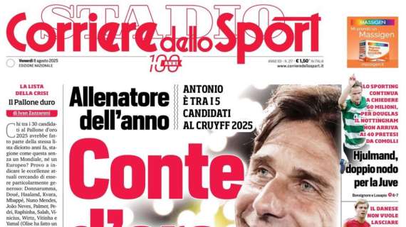 "Inter, sale la febbre Lookman": le prime pagine dei quotidiani sportivi dell'8 agosto