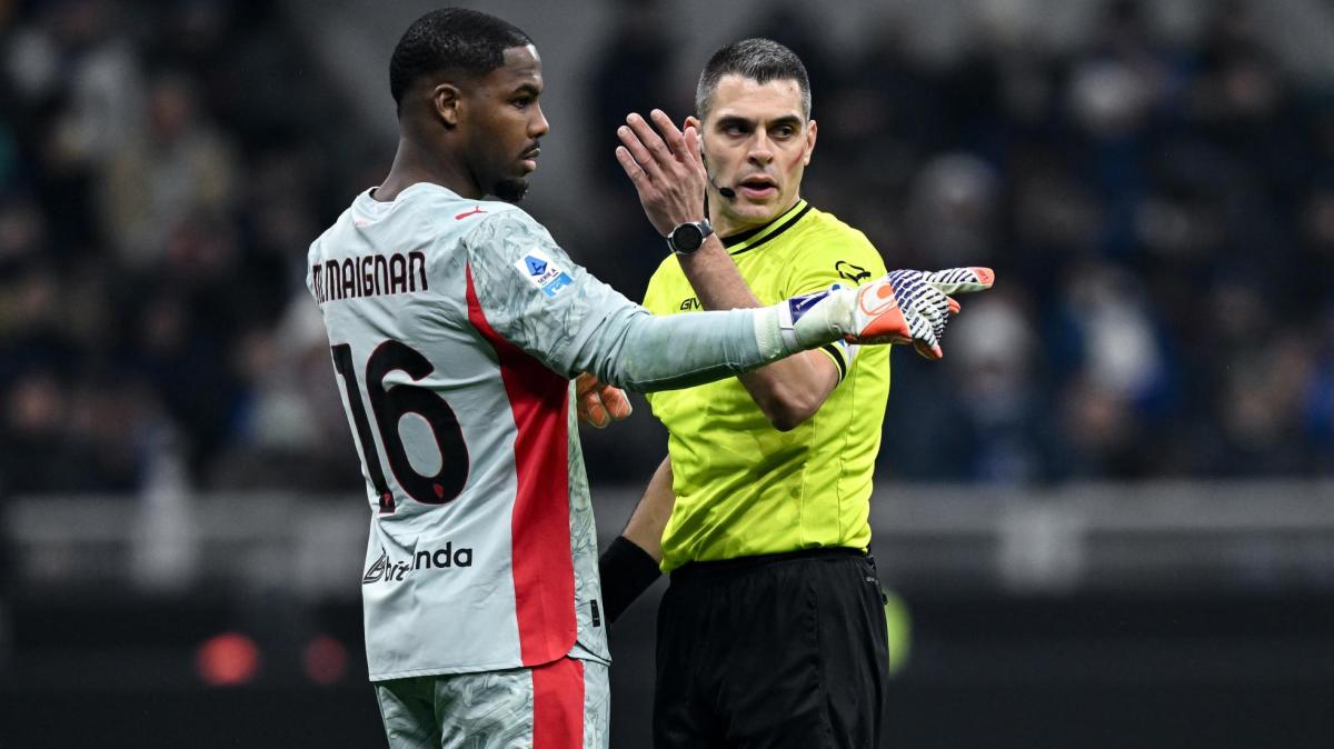 La moviola di Inter-Milan 0-1: manca un giallo a Pavlovic, il VAR aiuta Sozza sul rigore