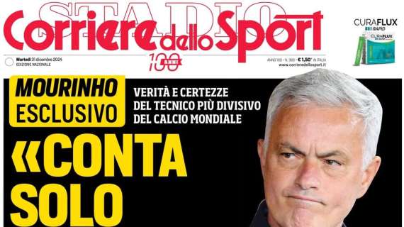 Mourinho polemico: "Nel calcio decide chi non sa". La prima pagina del Corriere dello Sport
