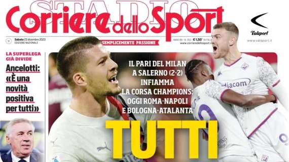 Il Corriere dello Sport sulla strana coppia: "Lautaro ko, gli assist di Thuram per Arna"