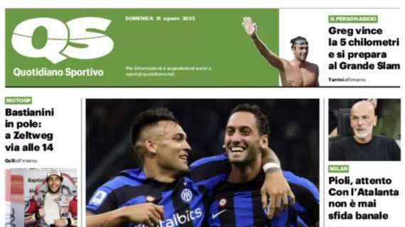 L'apertura del QS: "Lukaku ispira, Inter da urlo". Grande prova nella prima a San Siro