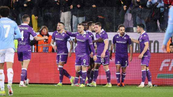 Fiorentina, completata l'operazione sorpasso sulla Lazio: la classifica aggiornata