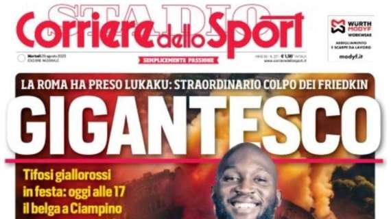 L'apertura del Corriere dello Sport: "Lautaro incanta, l'Inter vince anche a Cagliari"