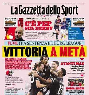 Le prime pagine di venerdì 21 aprile: Juve, riecco i 15 punti. Euroderby, sale la tensione