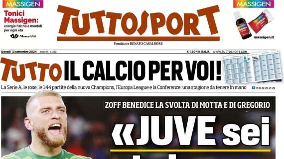 Toro, stadio pieno: così solo per l'Inter. La prima pagina di Tuttosport