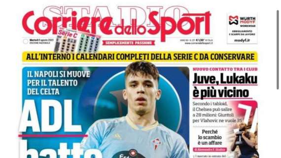 Il Corriere dello Sport in apertura: "Zhang, doppia mossa: rinnovo di Inzaghi e Audero"