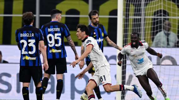 Inter troppo accecata dal derby: 2-2 col Cagliari, la seconda stella dista ancora tre punti