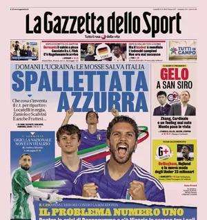 L'apertura della Gazzetta dello Sport: "Gelo a San Siro. Zhang, Cardinale e un feeling mai nato"