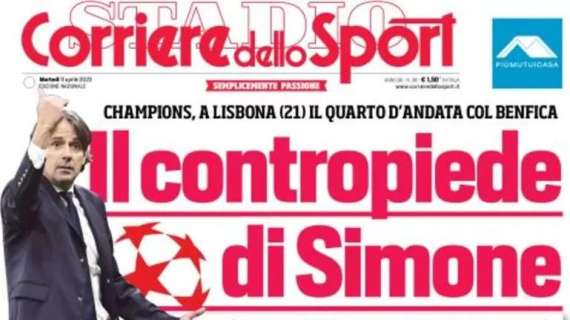 L'apertura del Corriere dello Sport: "Il contropiede di Simone, Inzaghi medita l'addio a fine stagione"