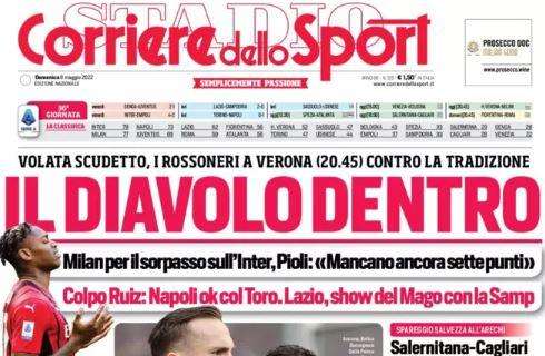 Il Corriere dello Sport in apertura: "Il Diavolo dentro" 