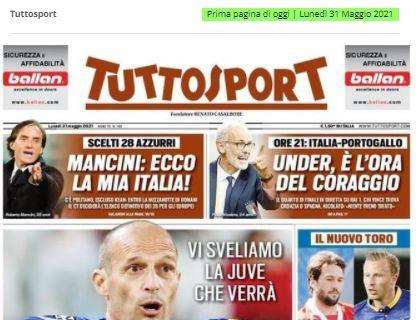 L'apertura di Tuttosport: "Non solo necessità, tutti vogliono i campioni d'Italia"