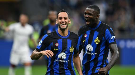 Thuram si inventa un gol fenomenale, Inter avanti 2-0 nel derby