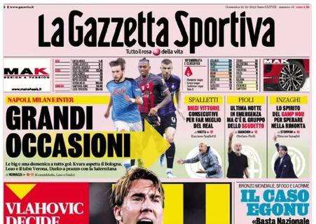 L'apertura de La Gazzetta dello Sport - "Lo spirito del Camp Nou per sperare nella rimonta"