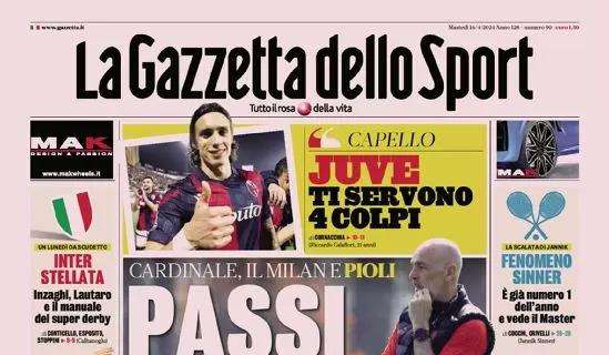 Inter stellata: da Lautaro a Inzaghi, occhi puntati sul derby. La prima pagina de La Gazzetta dello Sport