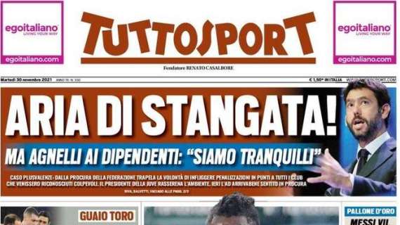 L'apertura di Tuttosport: "I dirigenti dell'Inter rinnovano"