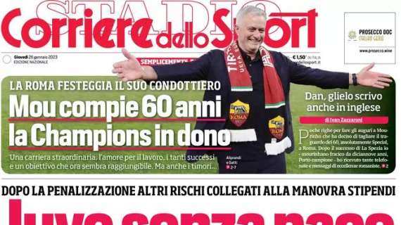 Il CorSport in apertura: "Lukaku, corsa contro il tempo". Ora Romelu deve convincere l'Inter