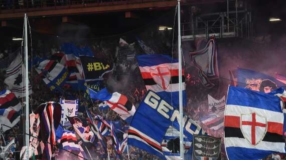 Sampdoria, questa sera altro "esodo" a San Siro: settore ospite gremito di tifosi