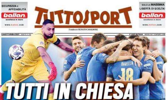 Tuttosport in apertura: "Belotti: ora è Milan-Inter". Derby per il Gallo