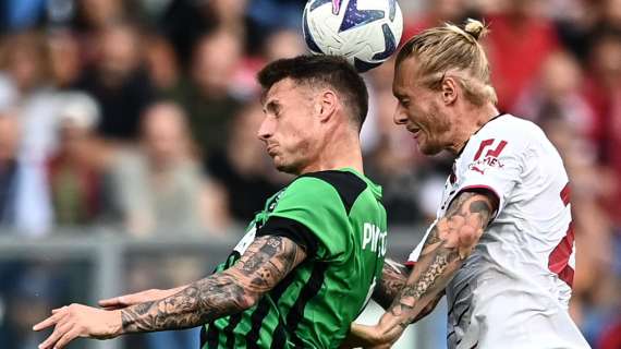 Pinamonti in gol, ma non basta: il Sassuolo fa 1-1 col Torino, assist per Lazaro