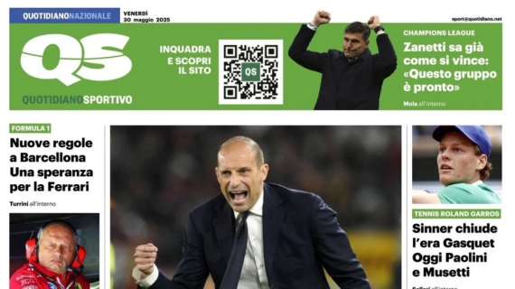 Zanetti vorrebbe giocarla: "L’Inter è pronta". L'apertura del QS
