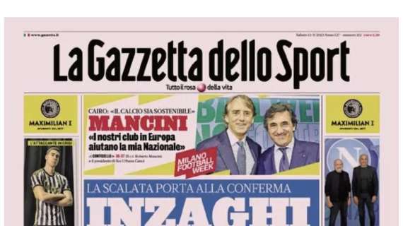 Le prime pagine di sabato 13 maggio: Milan e Inter in campo con la testa alla Champions