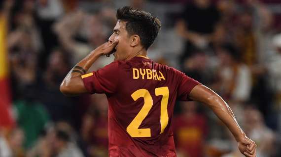 Roma, fastidio ai flessori per Dybala: out contro l'Atalanta