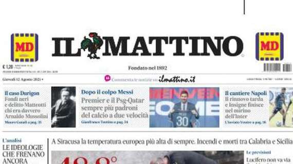 Il Mattino - Insigne interessa, si attendono le mosse dell'Inter