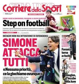 "Inzaghi lancia la sfida: vincere è difficile, confermarsi ancora di più": la prima pagina de Il Corriere dello Sport