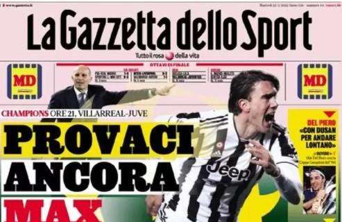 La prima pagina de La Gazzetta dello Sport: "L'Inter ai ripari, Brozovic firma"