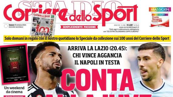 "Juric trappola per Dimarco": la prima pagina de Il Corriere dello Sport 