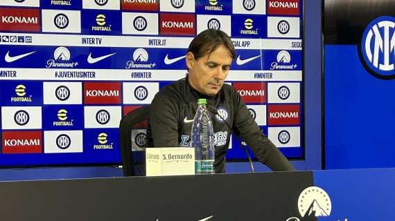 Inzaghi: "La Juve a due punti? Vuole sempre vincere, come l'Inter"