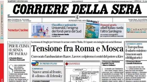 Il Corriere della Sera: "Il Chelsea per Lewandowski, il polacco può liberare Lukaku"