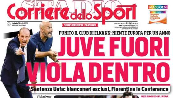 Il Corriere dello Sport in prima pagina: "Intercontinentale". Per l'attacco si monitora l'intero mercato