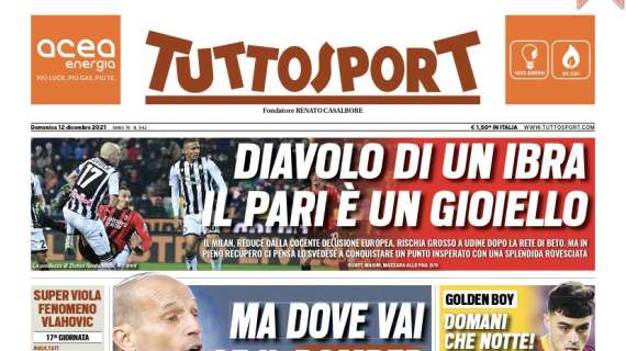 Tuttosport in prima pagina: "Sanchez, meritati l'Inter"