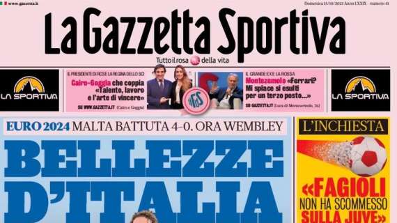 La Gazzetta in prima pagina: "Juric aspetta Buongiorno, per Inzaghi Zapata e poi Lukaku"