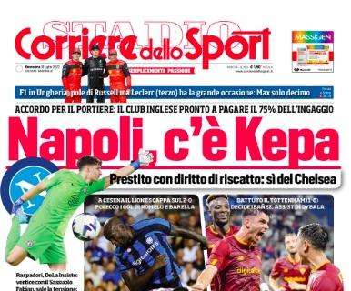 Il Corriere dello Sport in apertura: "La rabbia di Lukaku risveglia l'Inter"