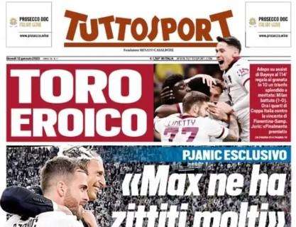 Tuttosport apre con le parole di Rocchi: "Il gol tolto ad Acerbi? Un incidente"