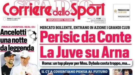 Il Corriere dello Sport in prima pagina: "Perisic da Conte"