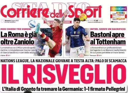 Il Corriere dello Sport sull'Inter: "Bastoni apre al Tottenham"