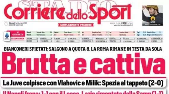 Rassegna stampa - Le prime pagine di giovedì 1 settembre